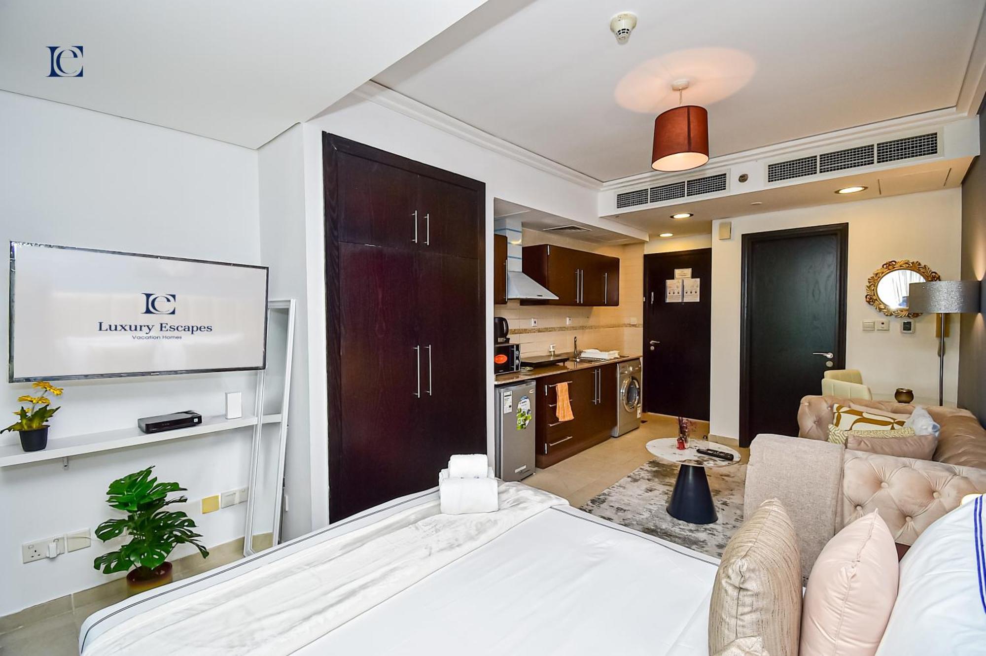 Luxury Escapes - Modern Studio Apt - Metro, Beach & Mall Mins Away Ντουμπάι Εξωτερικό φωτογραφία